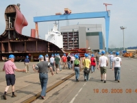 2006 06 19 Besichtigung der Kieler HDW Werft
