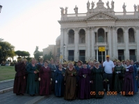 2006 09 05 Rom Kirche San Giovanni in Laterano Bez Freistadt Gruppenfoto