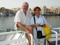 2008 09 16 Seniorenbadereise Kreta Insel Spingalonga mit RL Maria