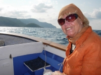2009 09 14 Bootsfahrt zu den 3 Grotten Grete Tahedl