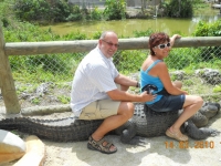 2010 03 14 Everglades Aligatorfarm mit Ingrid