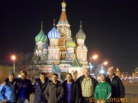 2010 04 07 Roter Platz St Basil Kathedrale Gruppenfoto