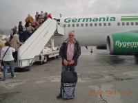Heimflug von Nizza nach Linz mit der Germania