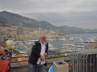 Herrlicher Blick auf den weltberühmten Hafen von Monaco