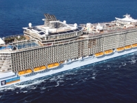 Allure of the Seas - At sea,  by the coast line of MiamiAllure of the Seas - Royal Caribbean International
