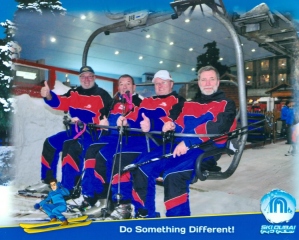 Schifahren in der Skihalle Dubai