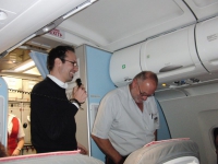 Verabschiedung von Günther Madlberger und Gerald Stutz beim Heimflug
