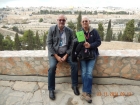2014 11 23 Reiseleiter Raanan Blick vom Ölberg auf die Altstadt Jerusalems
