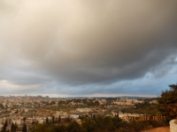 Blick vom Skopusberg auf die Altstadt Jerusalems