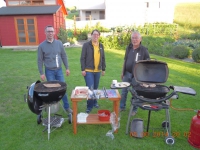 Junifeier - anschließend Grillen im Hause Wassermayr - Gastgeber mit Grillmeister Christian