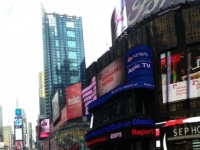 Times Square zum letzten Mal
