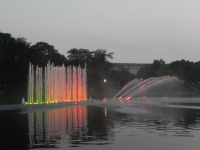 Wasserlichtorgel im Park Planten un Blomen