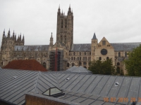 Kathedrale Canterbury vom Hotel aus gesehen