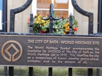 Unesco Stadt Bath Tafel