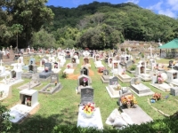 2016 11 01 La Digue Neuer katholischer Friedhof der Insel