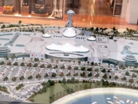 Modell der riesigen Marina Mall
