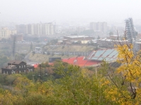 Blick auf Jerevan mit Stadion
