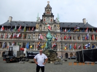 2016 08 22 Antwerpen Grosser Markt mit Stadthaus