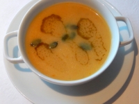 Suppe Geröstete Kürbiscremesuppe