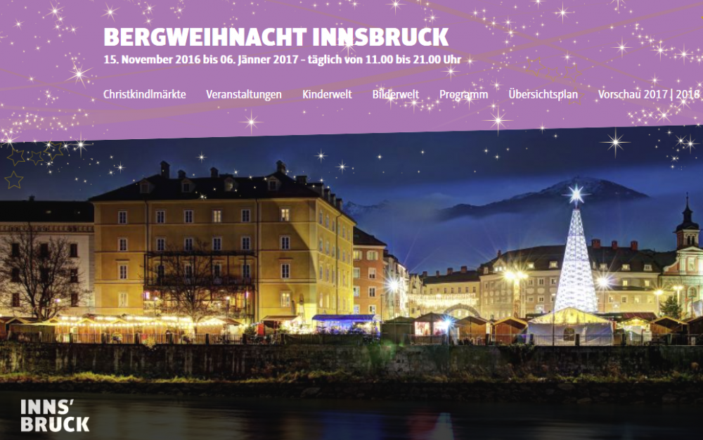 2016 Bergweihnacht Innsbruck