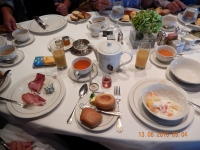 Perfektes Frühstück im Restaurant Britannia