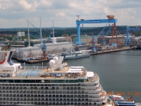 Blick in die Kieler Werft