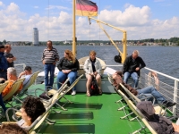 Schifffahrt auf der Schlei von Schleswig weg