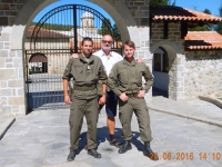 2016 08 28 Kloster Decani Visoki Unesco Weltkulturerbe bewacht von unseren KFOR Soldaten