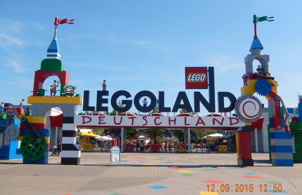Ankunft im Legoland