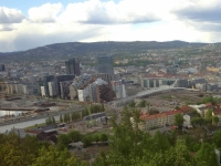 Blick vom Holmenkollen auf Oslo