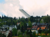2016 05 14 Oslo Holmenkollen Schisprungschanze aus der Ferne