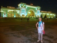 2016 07 21 Novosibirsk Bahnhof vor der Weiterfahrt