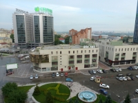 Blick vom Hotelzimmer auf Novosibirsk