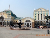 Zugstopp in Krasnojarsk