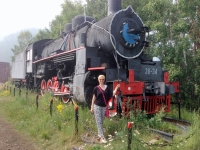 2016 07 24 Baikalseefahrt Zugstopp in Polowinnaja