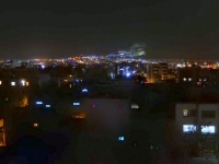 Isfahan bei Nacht von unserem Hotelzimmer aus