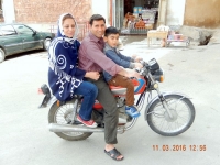 Viele Mopeds im Iran