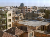 Blick auf Isfahan vom Hotelzimmer aus