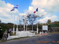 2017 03 18 St Maarten Grenze französicher und niederländischer Teil