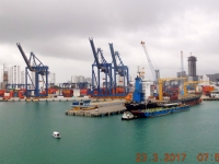 2017 03 23 Cartagena Kolumbien Hafeneinfahrt 1