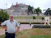 2017 03 23 Cartagena Beginn bei der Festung San Philipi