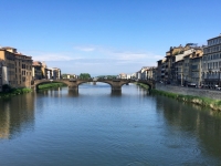 Florenz von der Brücke Ponte Vecchio