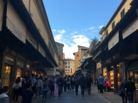 Geschäfte auf der Brücke Ponte Vecchio