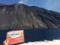 2017 06 12 Insel Stromboli mit aktiven Vulkan Reisewelt on Tour