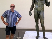 2017 06 13 Reggio Calabria Berühmte Bronzestatue im Nationalmuseum