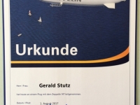 2017 08 01 Erste Zeppelinfahrt Friedrichshafen am Bodensee Urkunde