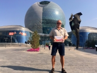 2017 08 27 Astana EXPO größte selbsttragende Kugel der Welt Reisewelt on Tour
