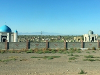 Friedhof bei der Rückfahrt