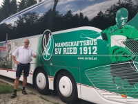 2017 08 09 Anreise mit dem Mannschaftsbus des SV Ried