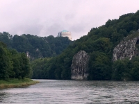 Wir nähern uns dem Donaudurchbruch
